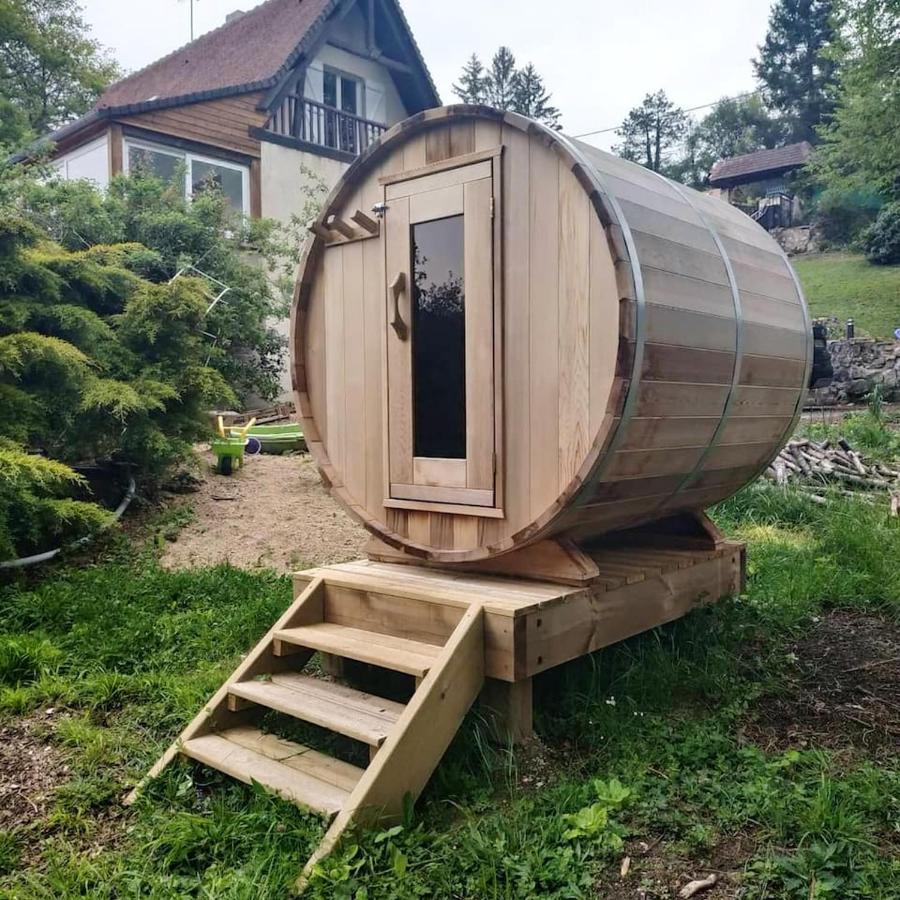 Chalet Chaleureux A Louatre Avec Piscine Partagee 외부 사진